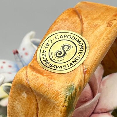 LOT 70L: Porcelain Flowers - Capodimonte and More