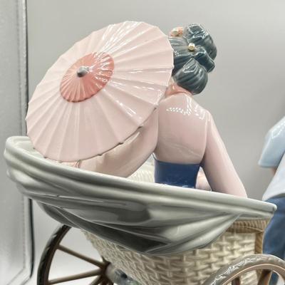 LOT 71L: Large Lladro Figurine - Rickshaw Ride