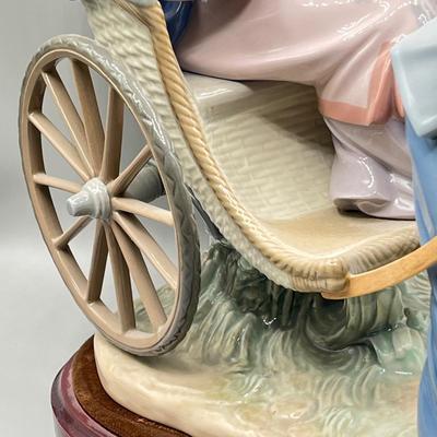 LOT 71L: Large Lladro Figurine - Rickshaw Ride