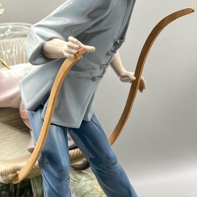 LOT 71L: Large Lladro Figurine - Rickshaw Ride