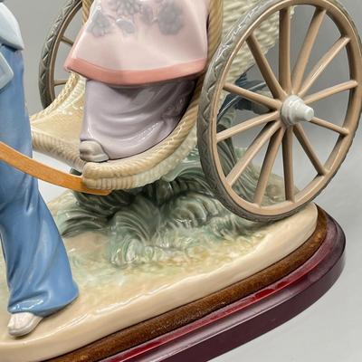 LOT 71L: Large Lladro Figurine - Rickshaw Ride