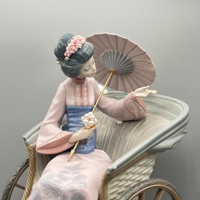 LOT 71L: Large Lladro Figurine - Rickshaw Ride