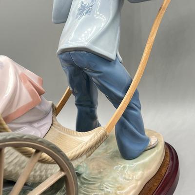 LOT 71L: Large Lladro Figurine - Rickshaw Ride