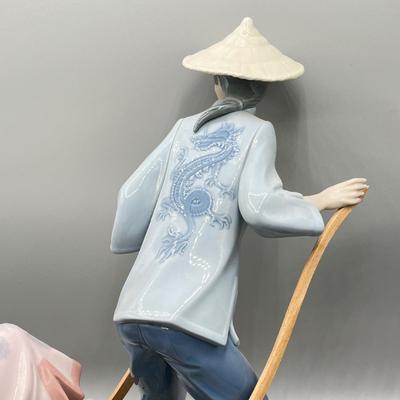 LOT 71L: Large Lladro Figurine - Rickshaw Ride