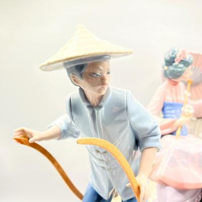 LOT 71L: Large Lladro Figurine - Rickshaw Ride