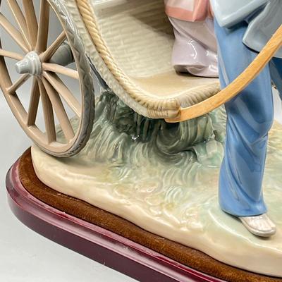 LOT 71L: Large Lladro Figurine - Rickshaw Ride