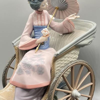 LOT 71L: Large Lladro Figurine - Rickshaw Ride
