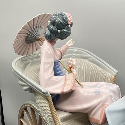 LOT 71L: Large Lladro Figurine - Rickshaw Ride