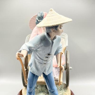 LOT 71L: Large Lladro Figurine - Rickshaw Ride