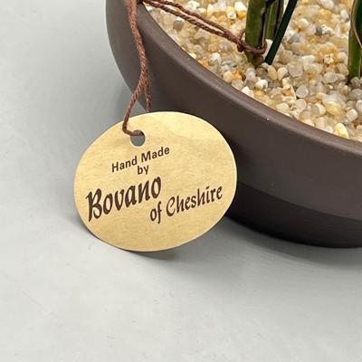 LOT 73L: Stone and Metal Enamel Decorative Floral Arrangements