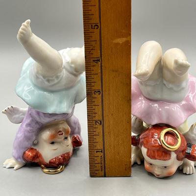 LOT 74L: Ceramic Collection - Ballet Slippers and Angel Figurines