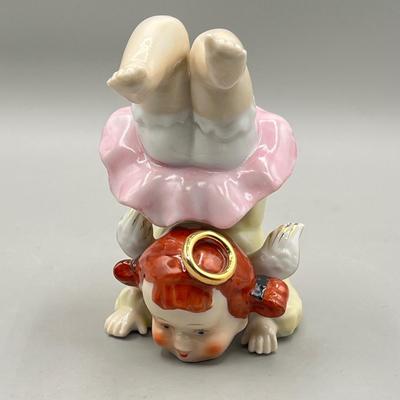 LOT 74L: Ceramic Collection - Ballet Slippers and Angel Figurines