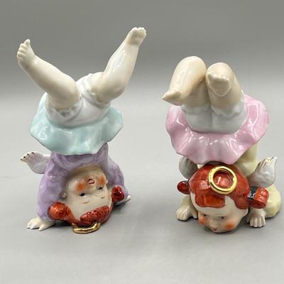 LOT 74L: Ceramic Collection - Ballet Slippers and Angel Figurines