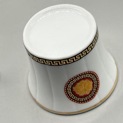 LOT 76D: Limoges Cream and Sugar Set - Juno Pattern