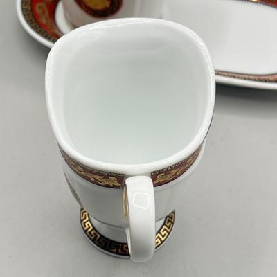 LOT 76D: Limoges Cream and Sugar Set - Juno Pattern