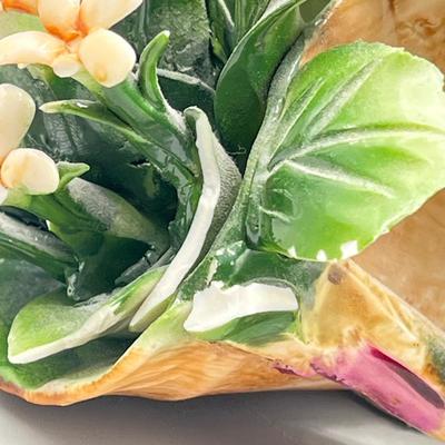 LOT 77D: Capodimonte Flower Arrangement - Some Damage