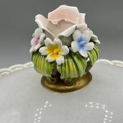 LOT 78D: Capodimonte Lidded Dish