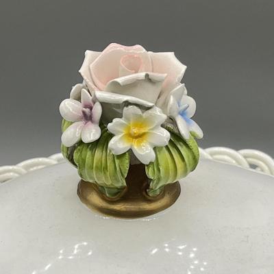 LOT 78D: Capodimonte Lidded Dish
