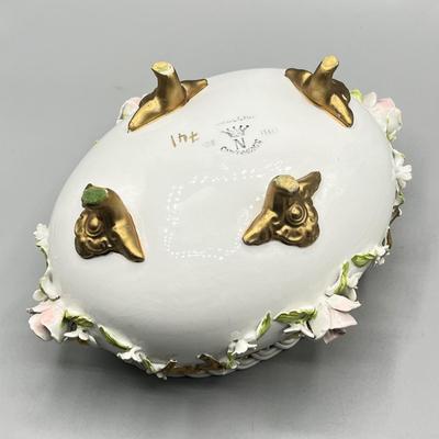 LOT 78D: Capodimonte Lidded Dish