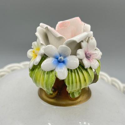 LOT 78D: Capodimonte Lidded Dish