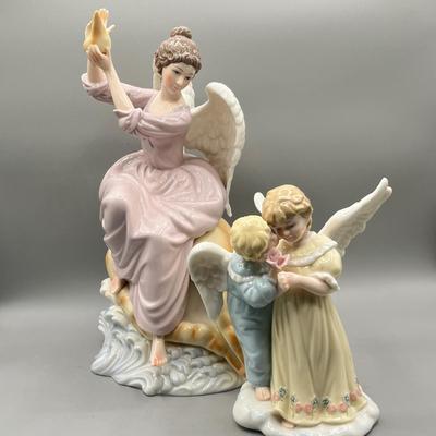 LOT 79D: Ceramic Angel Figurines
