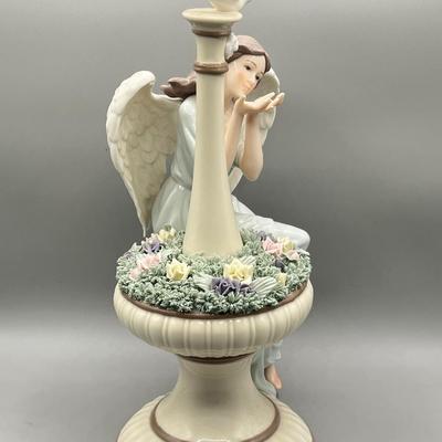 LOT 80L: Grandeur Noel Porcelain Angel Figurine