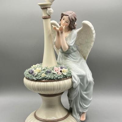 LOT 80L: Grandeur Noel Porcelain Angel Figurine