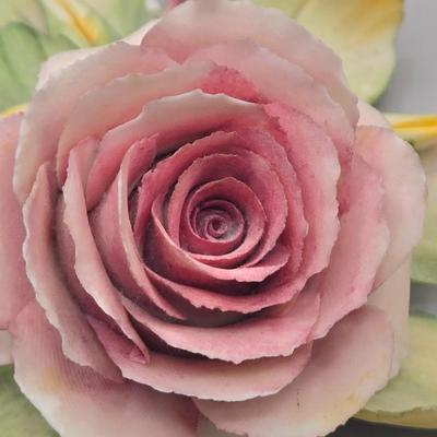 LOT 89L: Multiple Capodimonte Floral Pieces