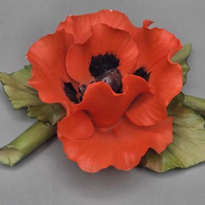 LOT 89L: Multiple Capodimonte Floral Pieces