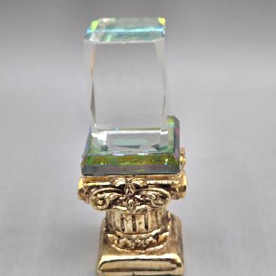 LOT 90L: Liette International Clock and Trinket Box, Coyne's & Company Heavenly Angels Figurine, Enesco Foundations Hail Mary...