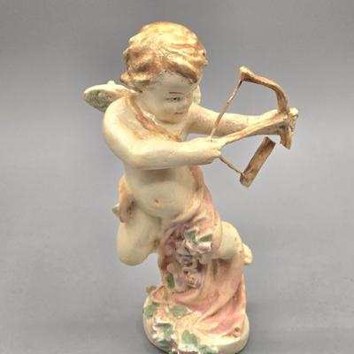 LOT 90L: Liette International Clock and Trinket Box, Coyne's & Company Heavenly Angels Figurine, Enesco Foundations Hail Mary...