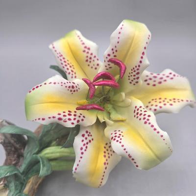 LOT 94L: Multiple Capodimonte Floral Pieces