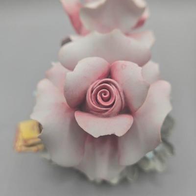 LOT 94L: Multiple Capodimonte Floral Pieces