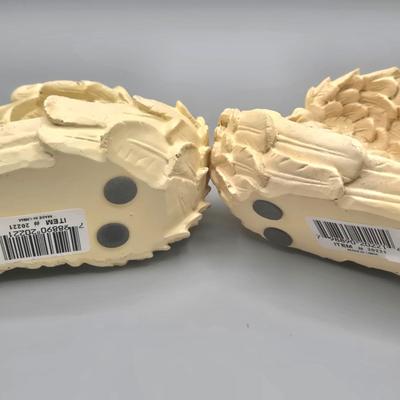 LOT 95L: Pair of Ron Gordon Designs White Angel Candle Holders, Vintage 1994 Fitz & Floyd Little Miracles Cherub Holding Love Balloon...