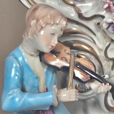 LOT 103D: Capodimonte Ornate Mantle Clock