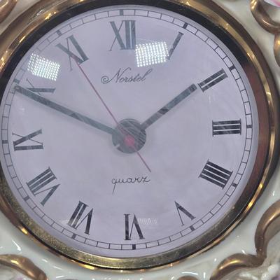 LOT 103D: Capodimonte Ornate Mantle Clock