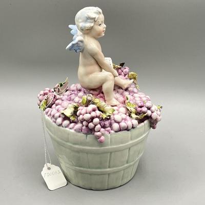 LOT 121D: Trio of Capodimonte Porcelain Figurines