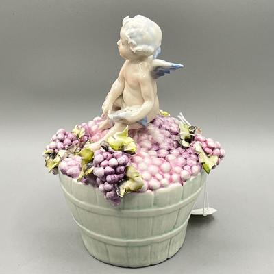 LOT 121D: Trio of Capodimonte Porcelain Figurines