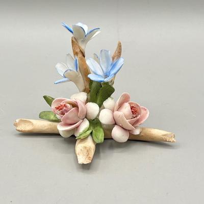 LOT 121D: Trio of Capodimonte Porcelain Figurines