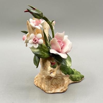 LOT 121D: Trio of Capodimonte Porcelain Figurines