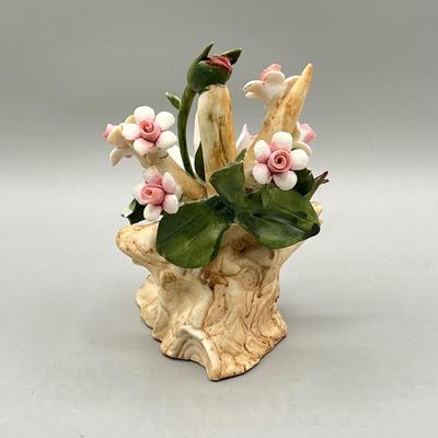 LOT 121D: Trio of Capodimonte Porcelain Figurines