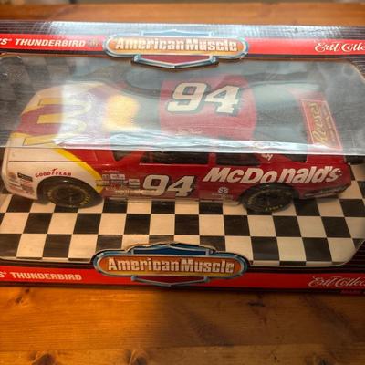 McDonald’s Thunderbird Ertl & Krispy Kreme cars