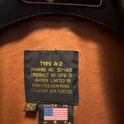 Averix A-2 Bomber Jacket (goatskin leather)