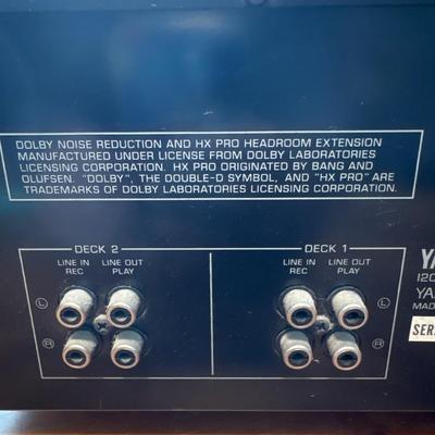 Yamaha double cassette model KX – W952