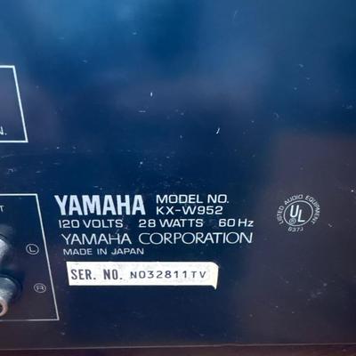 Yamaha double cassette model KX – W952