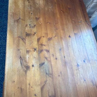 Solid wood desk & office chair