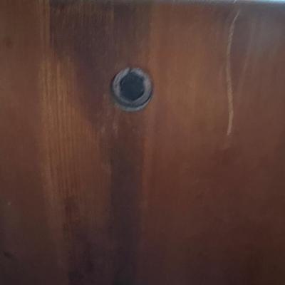 Solid wood desk & office chair