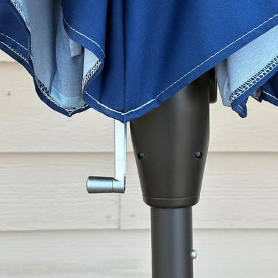 Umbrella & Wrought Iron Umbrella Base (D-SF)