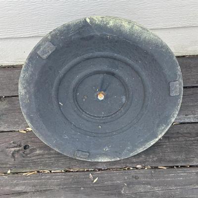 Umbrella & Wrought Iron Umbrella Base (D-SF)