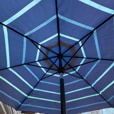 Umbrella & Wrought Iron Umbrella Base (D-SF)